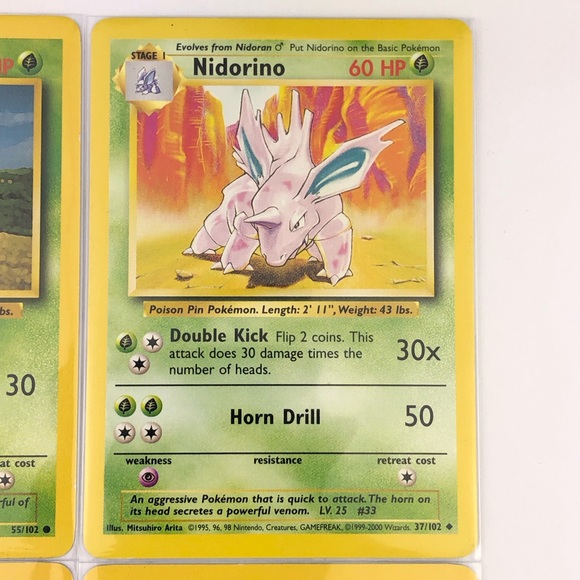 Pokemon Vintage Card Grass Type Lot B - Picture 3 of 10